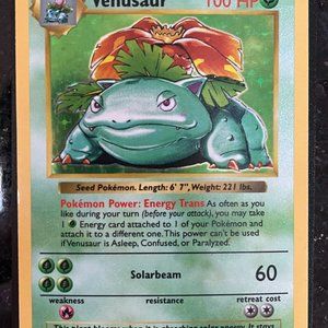 Pokemon Shadowless Base Venusaur 15/102